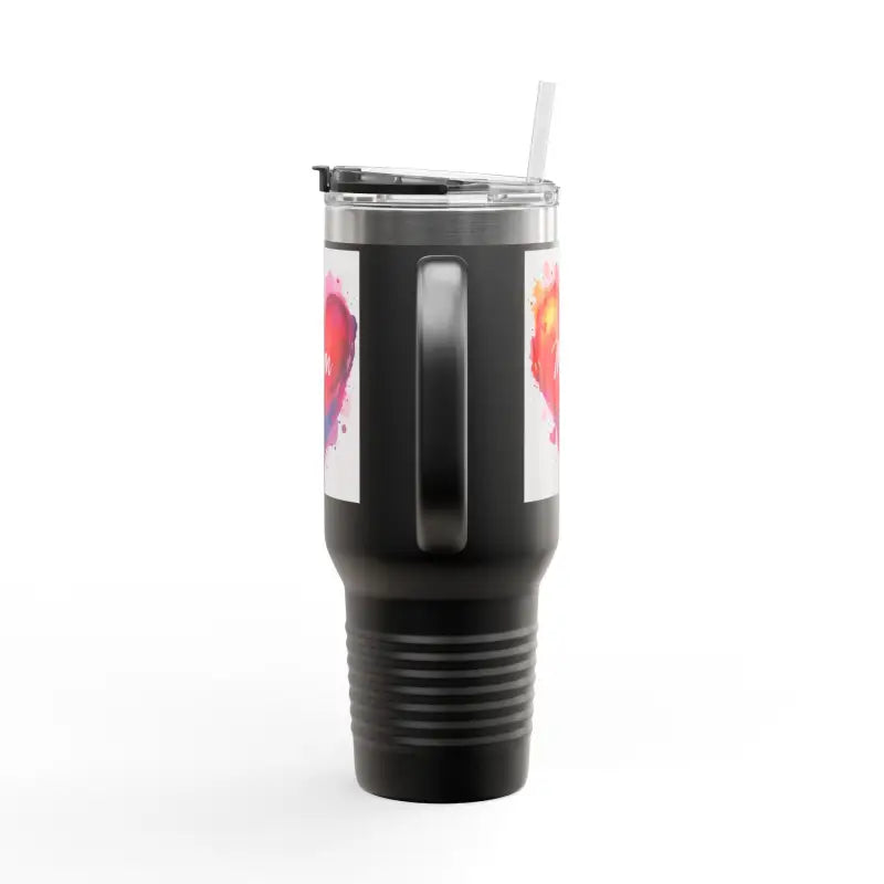 Ocean State Styles Travel Mug 40oz Heart Design Unisex