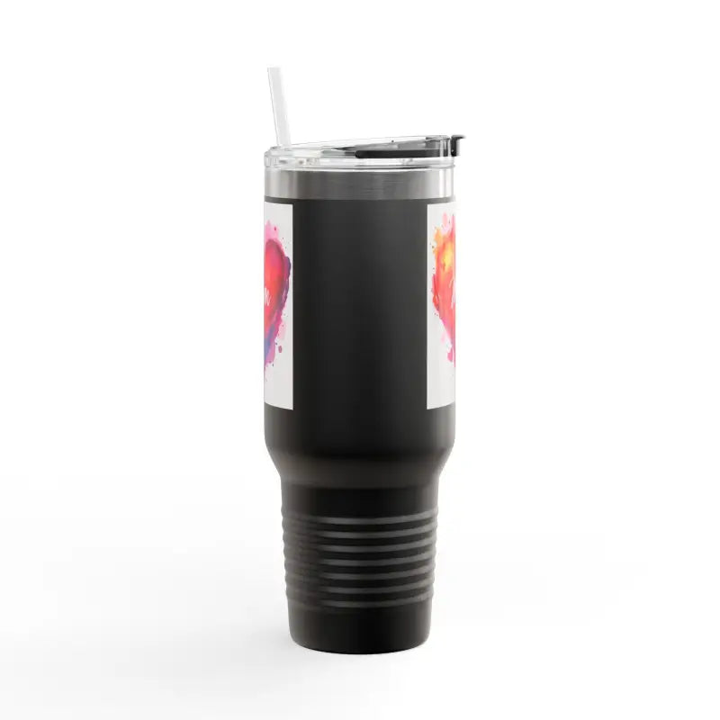 Ocean State Styles Travel Mug 40oz Heart Design Unisex