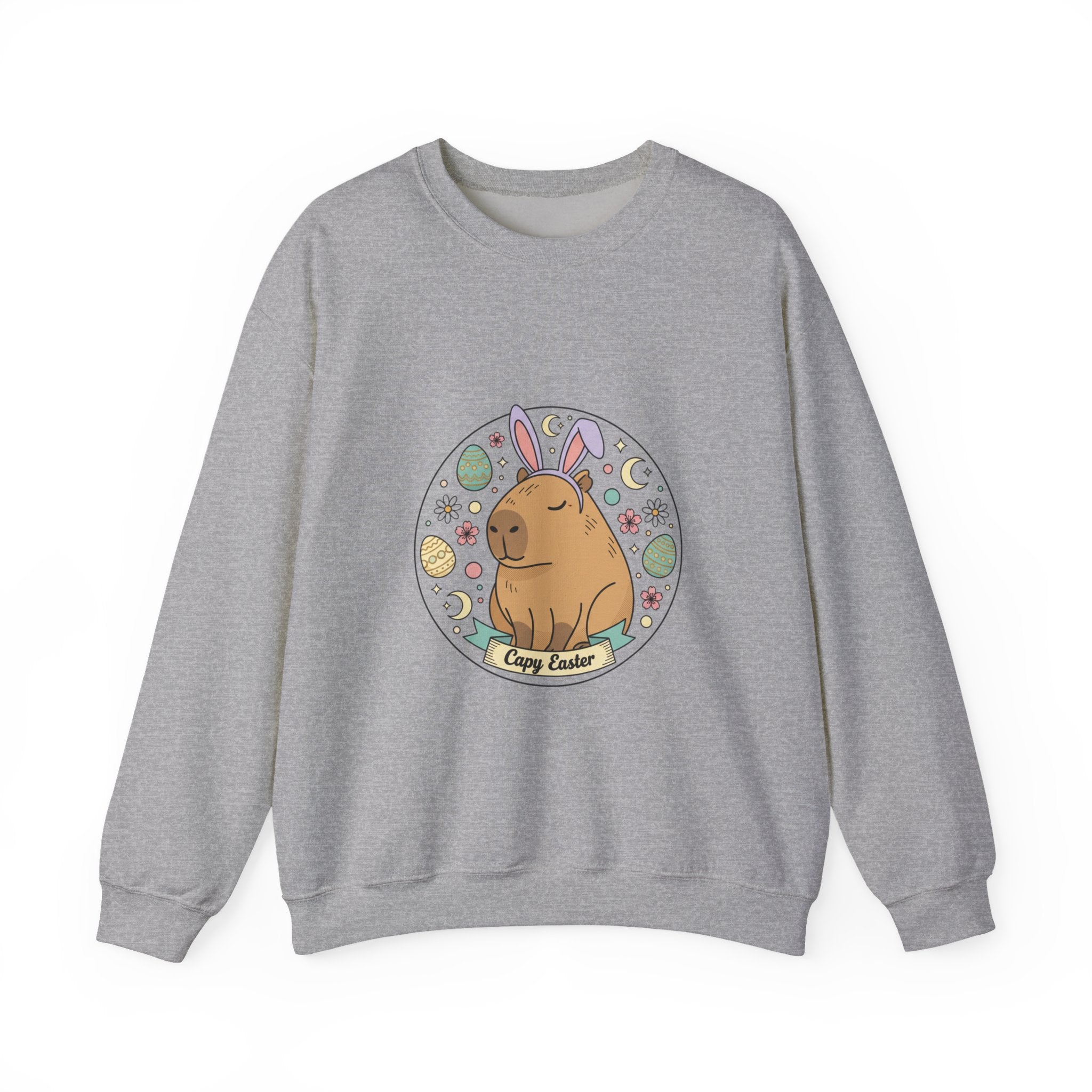 Bunny Ears Illustration Sweatshirt | Easter bunny aesthetic, pastel spring