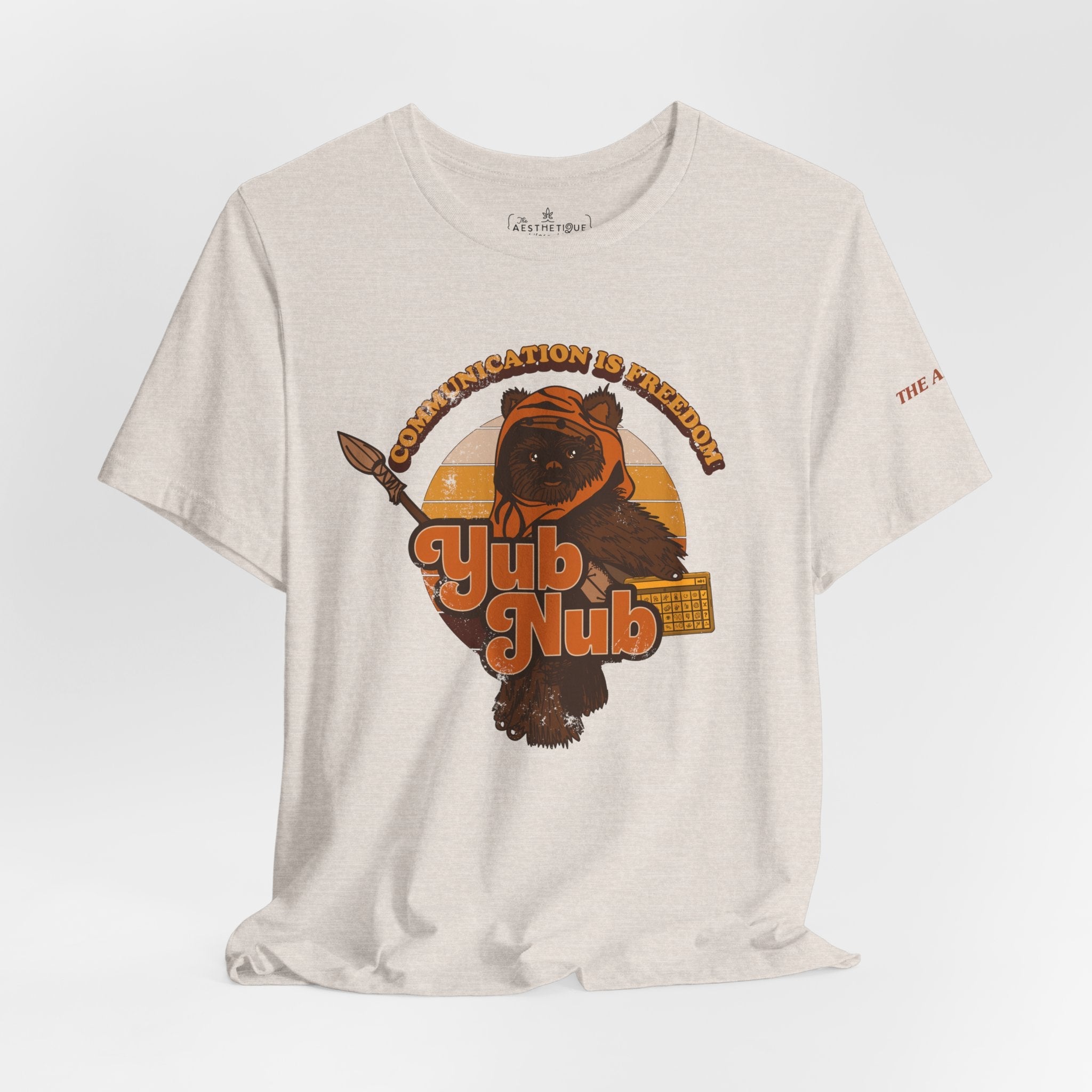 Communication is Freedom - Yub Nub - AAC - Unisex Jersey Short Sleeve Tee