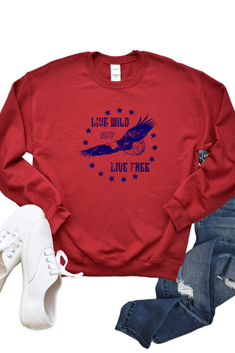 Live Wild Live Free Sweatshirt 4232