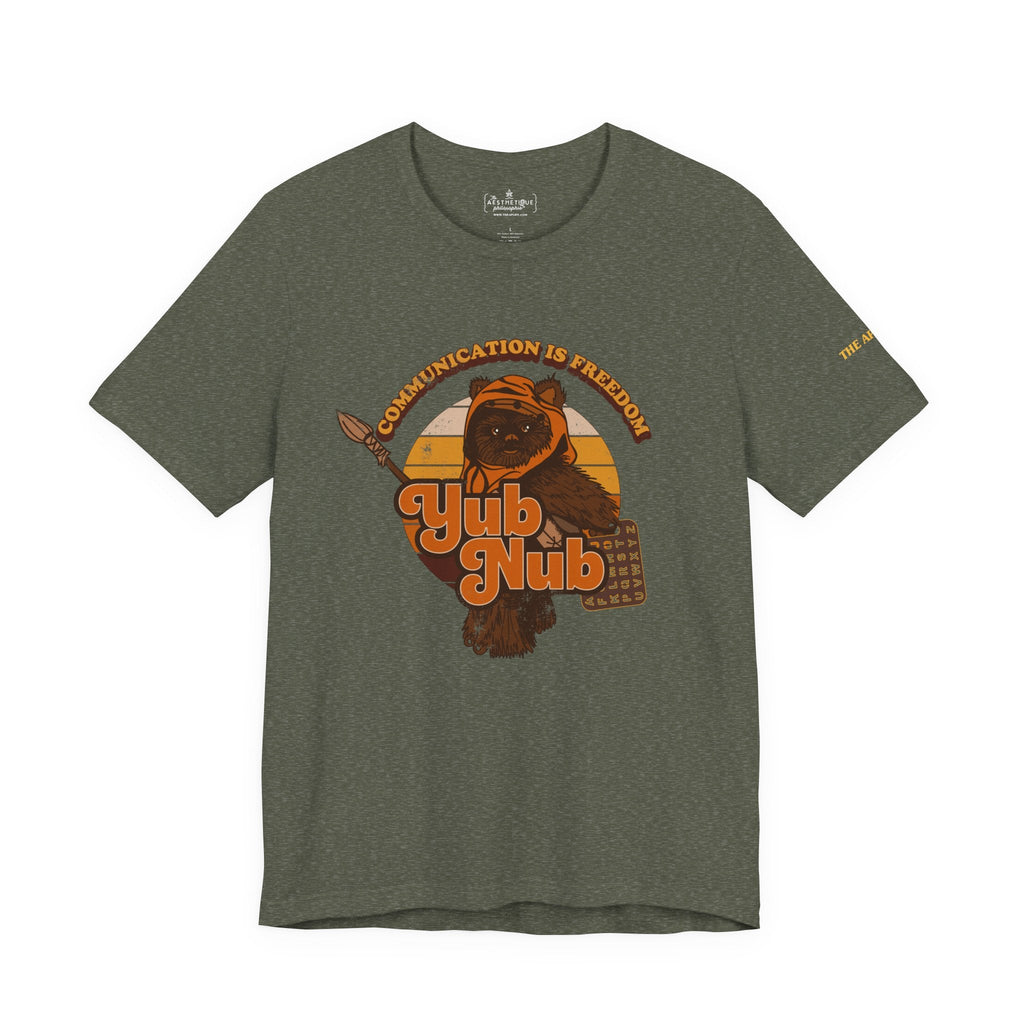 Communication is Freedom - Yub Nub - S2C - Adult Unisex Jersey Short Sleeve Tee