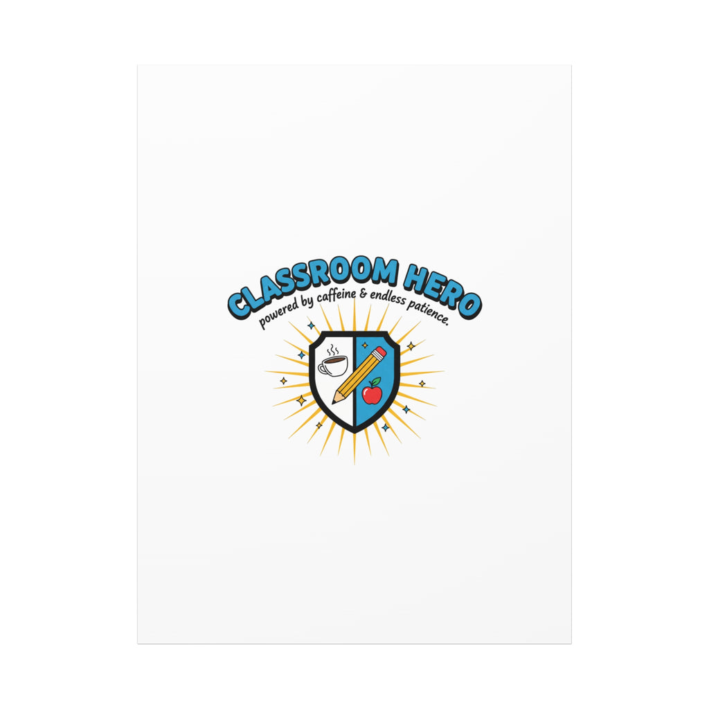 Classroom Hero Canvas Wall Art | Teacher Appreciation Gifts, Teacher Life