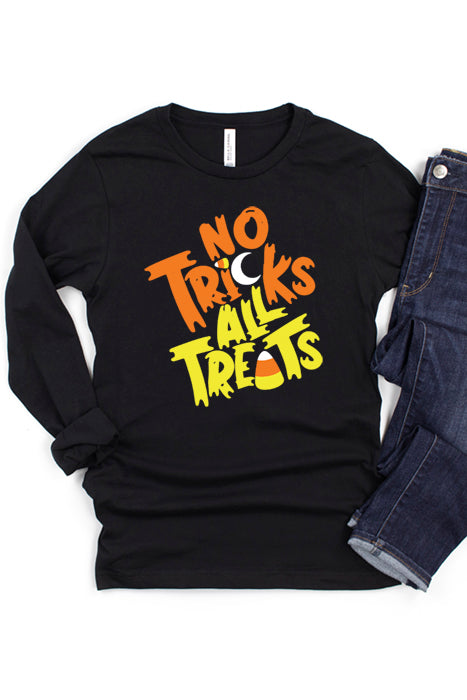 No Tricks All Treats 4449Longsleeve