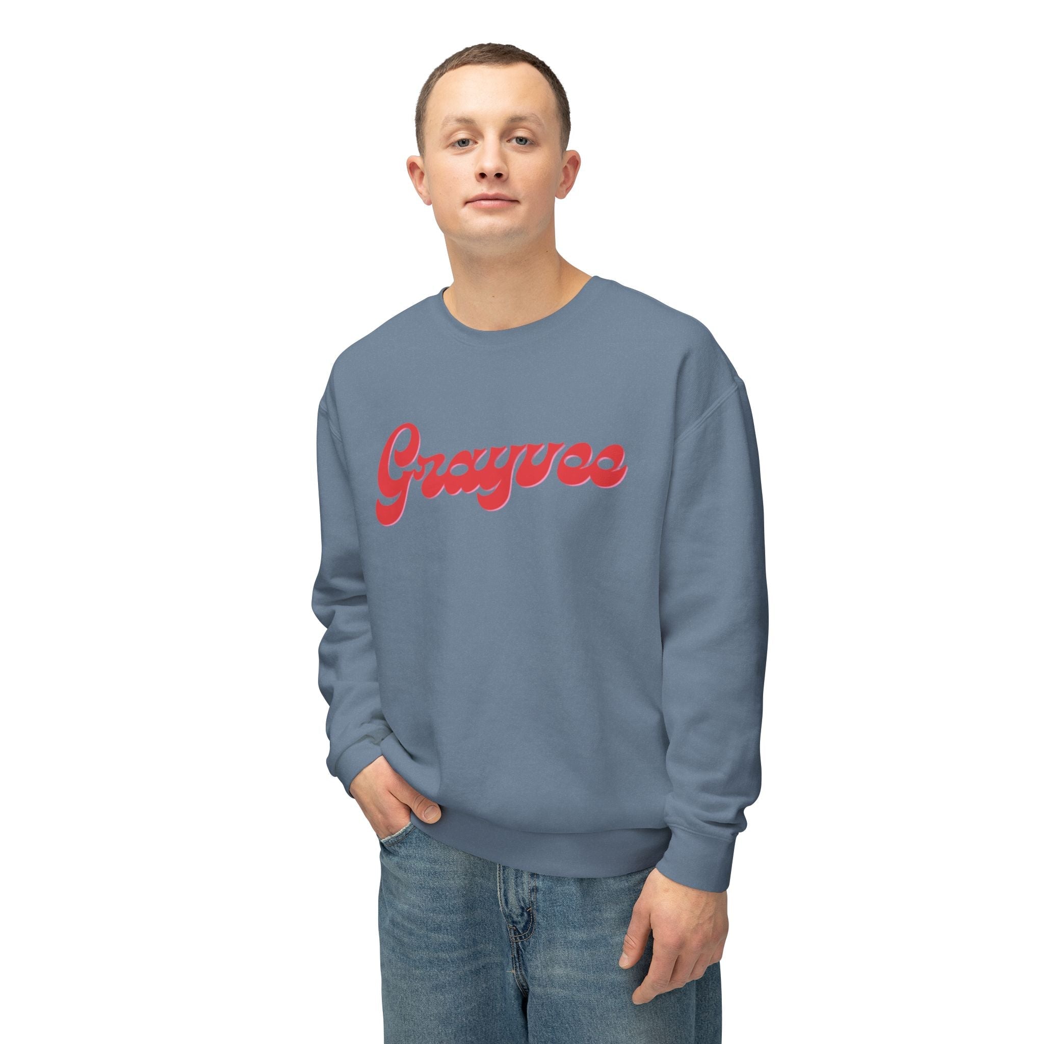 Unisex Lightweight Crewneck Sweatshirt "Grayvee"
