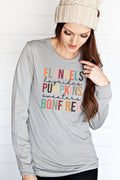 Flannels Hayrides Pumpkins 4480Longsleeve