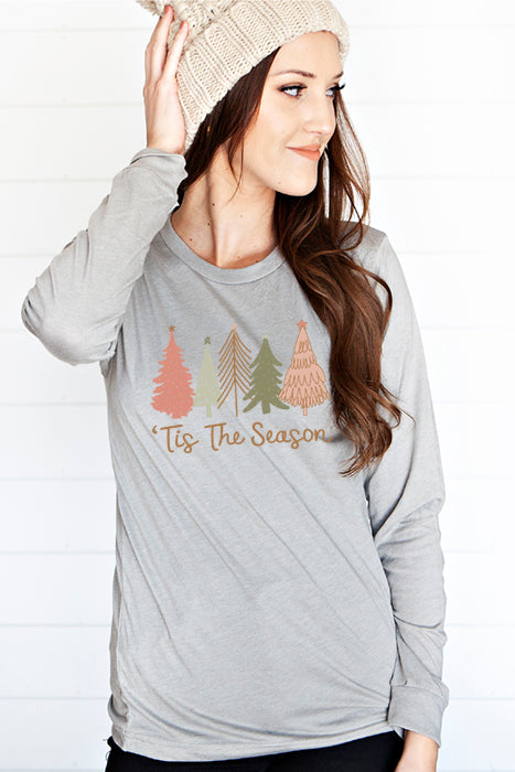Tis the Season Trees 4490 Longsleeve