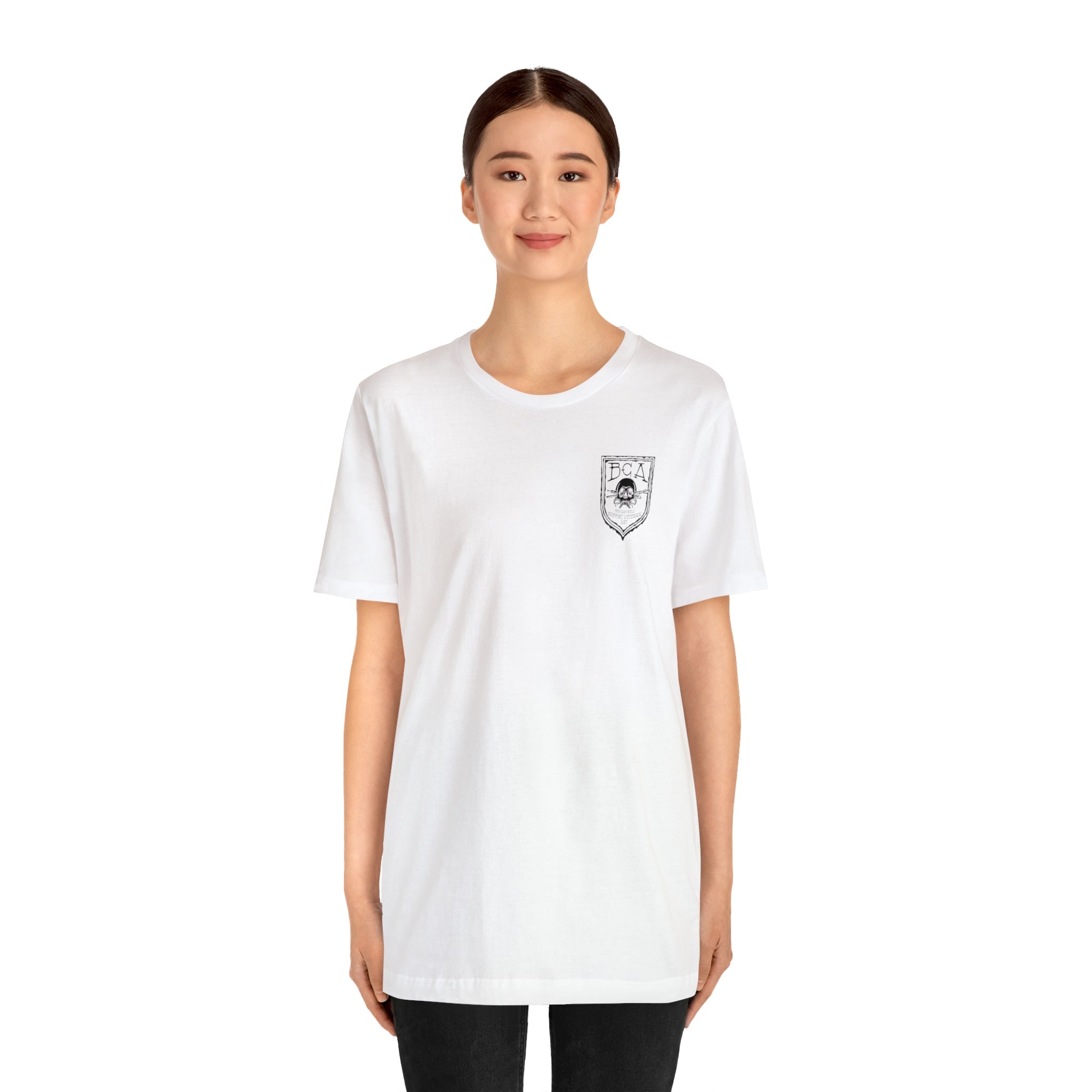 M249 SAW Frog - Back Print - Short Sleeve Tee