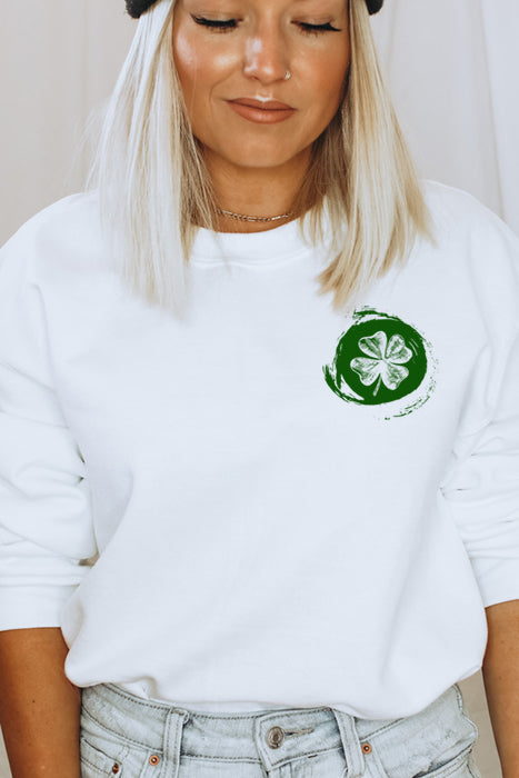 Pocket Clover4638 Sweatshirt