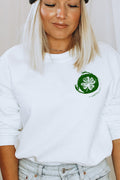 Pocket Clover4638 Sweatshirt