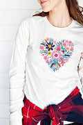 Floral Hearts 4640longsleeve