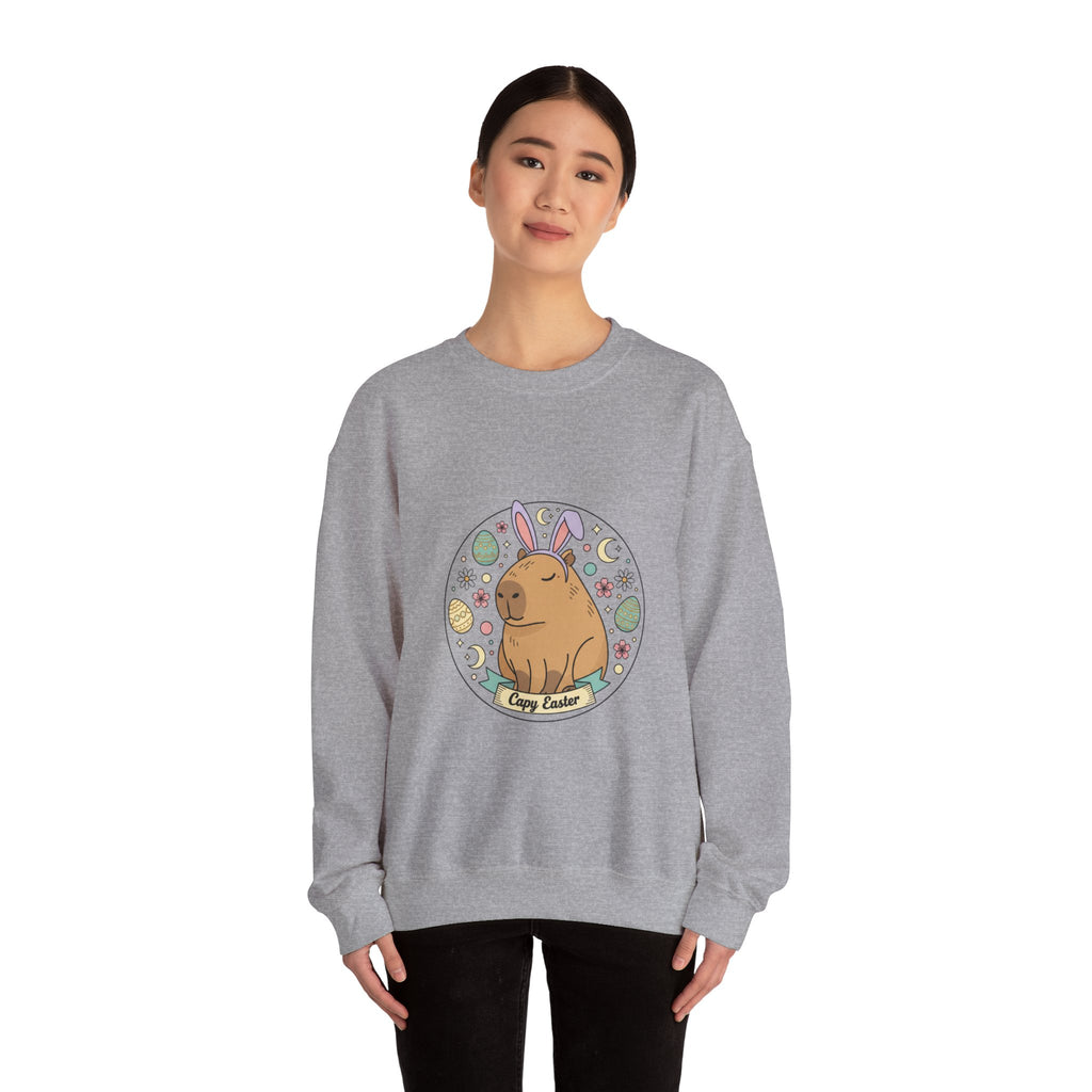 Bunny Ears Illustration Sweatshirt | Easter bunny aesthetic, pastel spring