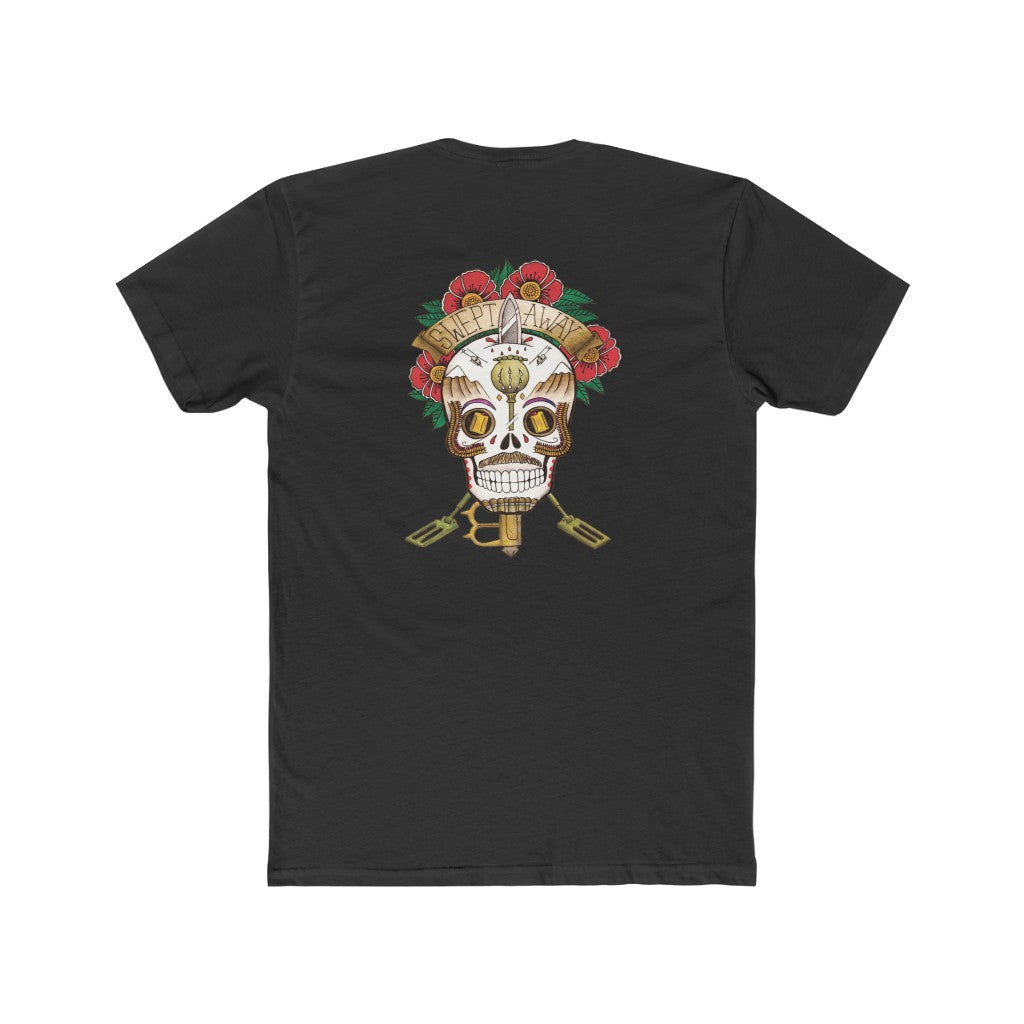 Swept Away Sugar Skull - Crew Tee