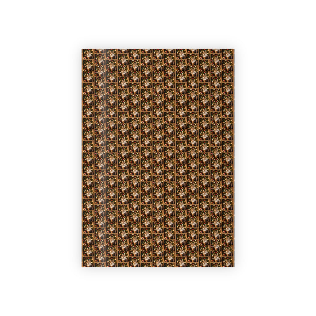 Meowy Christmas Gift Wrapping Paper Rolls, 1pc