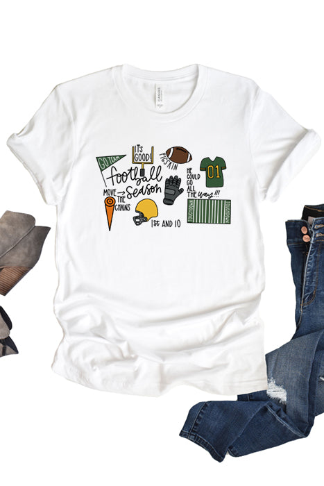 Football Season 4823 green yellow