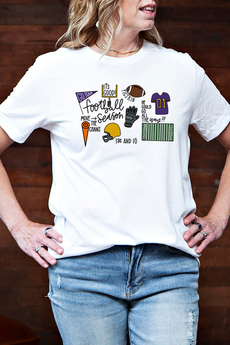 Football Season 4823 purple gold