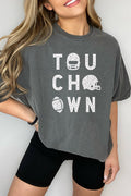 Touch Down Football Oversized Tee 4828CC
