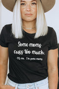 Moms Cuss 4912 tee