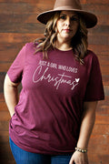 Girl Who Loves Christmas 4960_tee