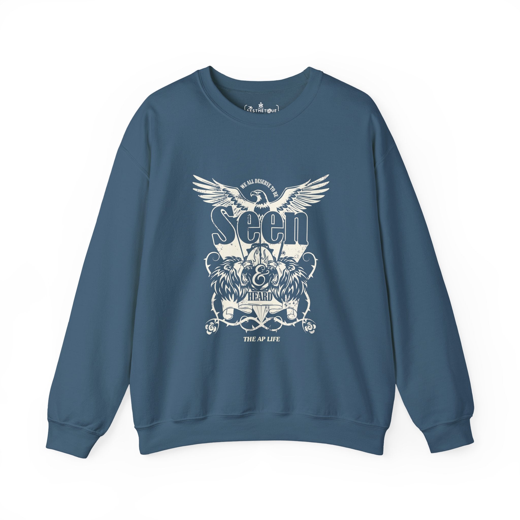 We All Deserve to be Seen & Heard - Adult Unisex Heavy Blend™ Crewneck Sweatshirt