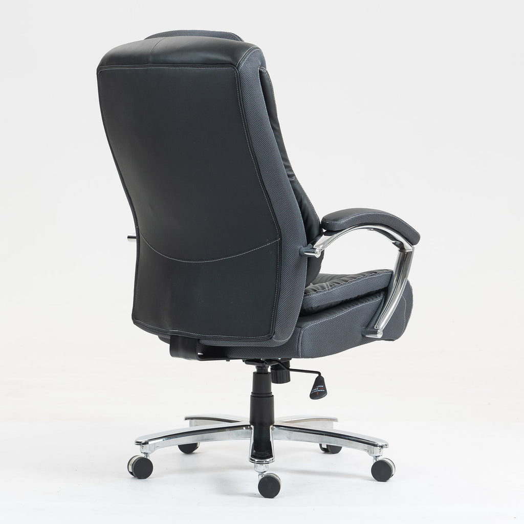 High backrest PU material office chair with adjustable height:9373H-PU