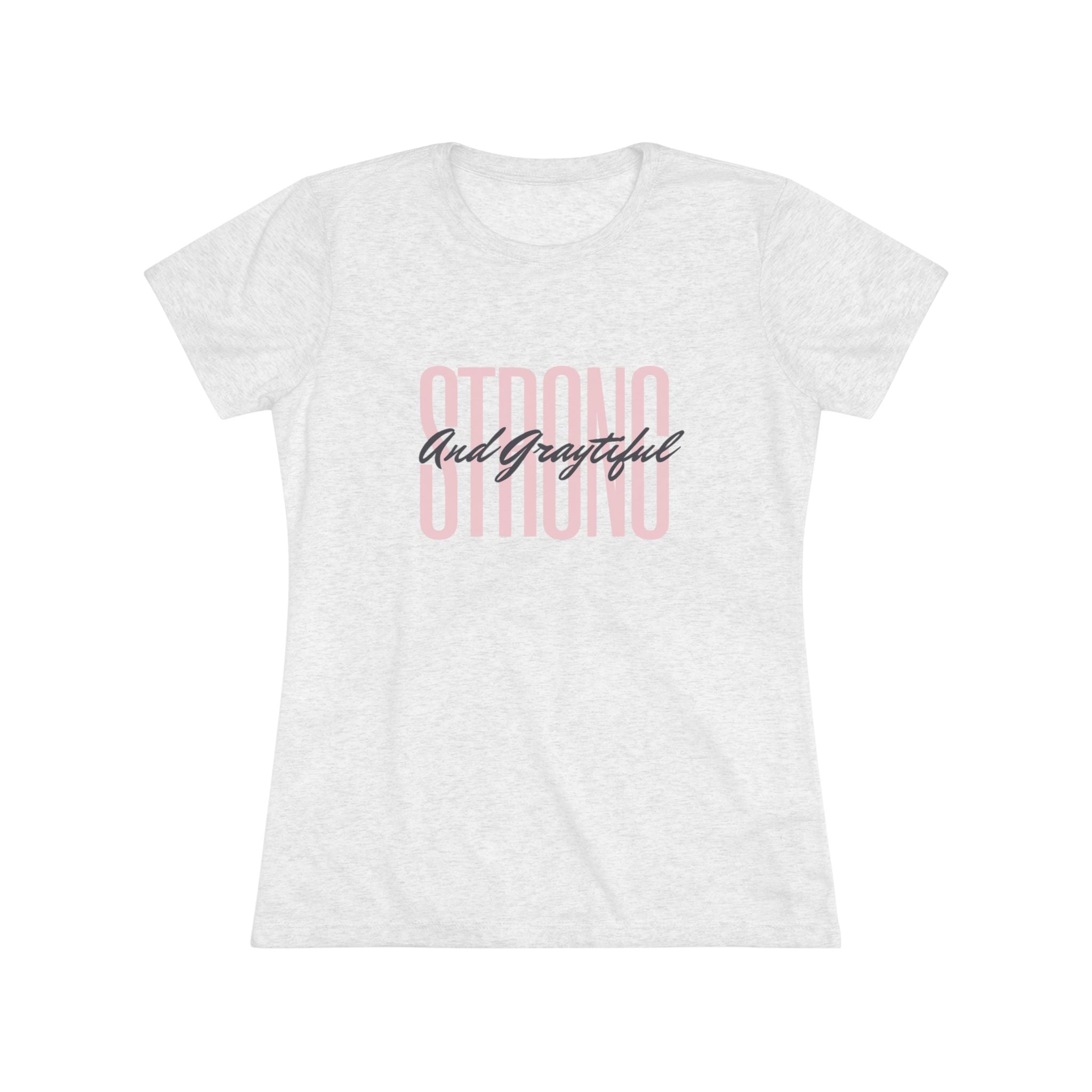 Strong and Graytiful Women's Triblend Tee