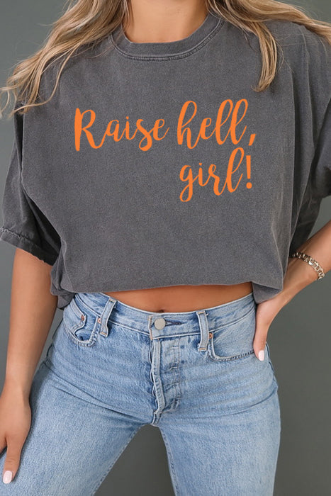 Raise Hell Girl Oversized Tee 5117CC