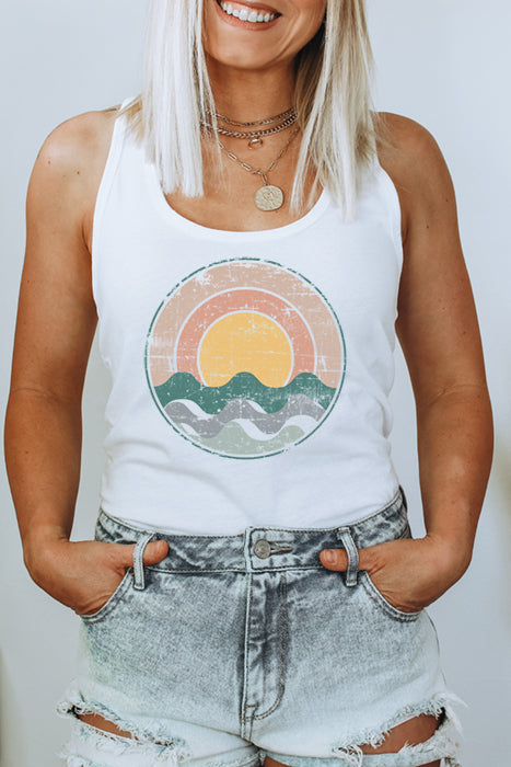 Sunset Ocean Tank 5148tank