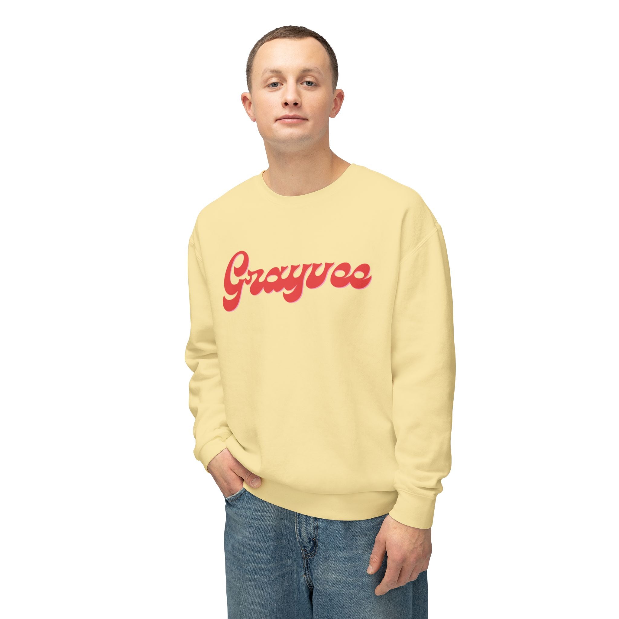 Unisex Lightweight Crewneck Sweatshirt "Grayvee"