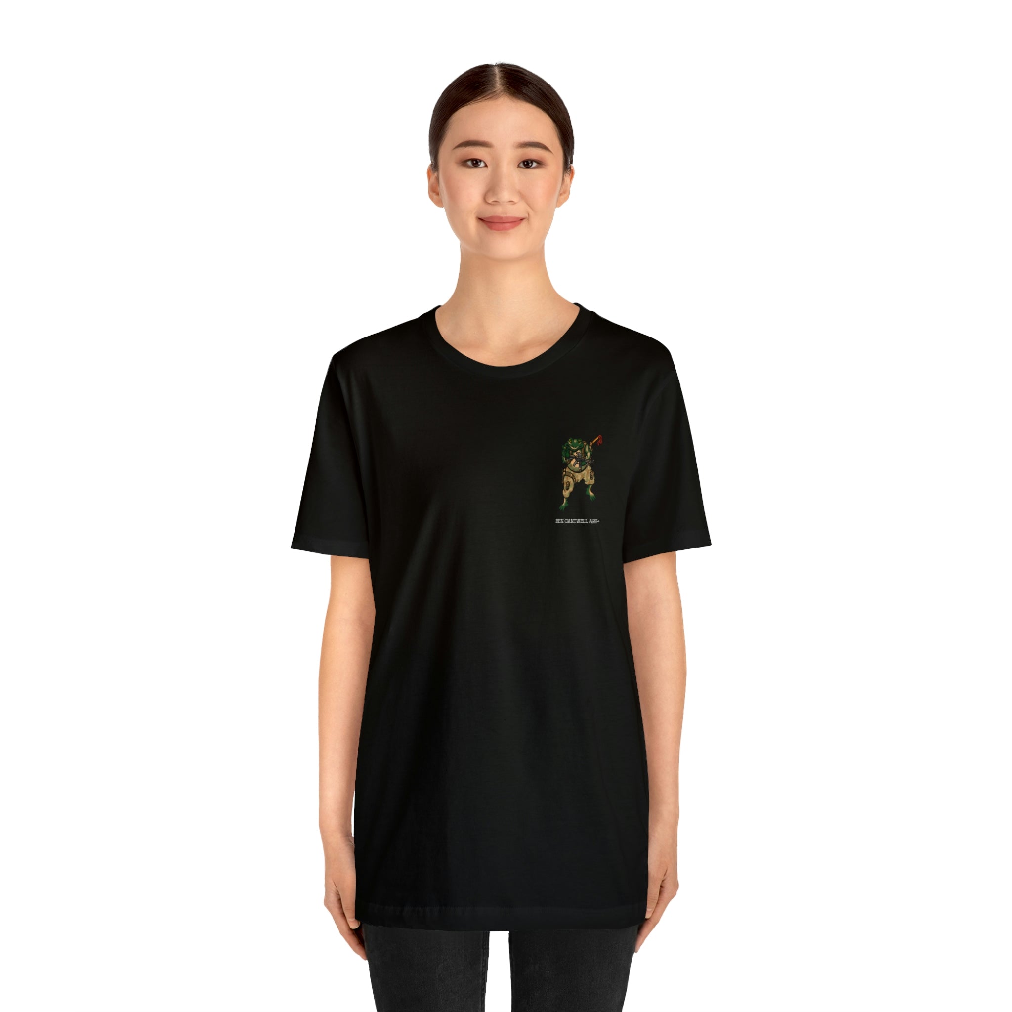 M4 and Radio Frog - Front Print - Short Sleeve Tee