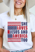 Jesus and America Tee 5215