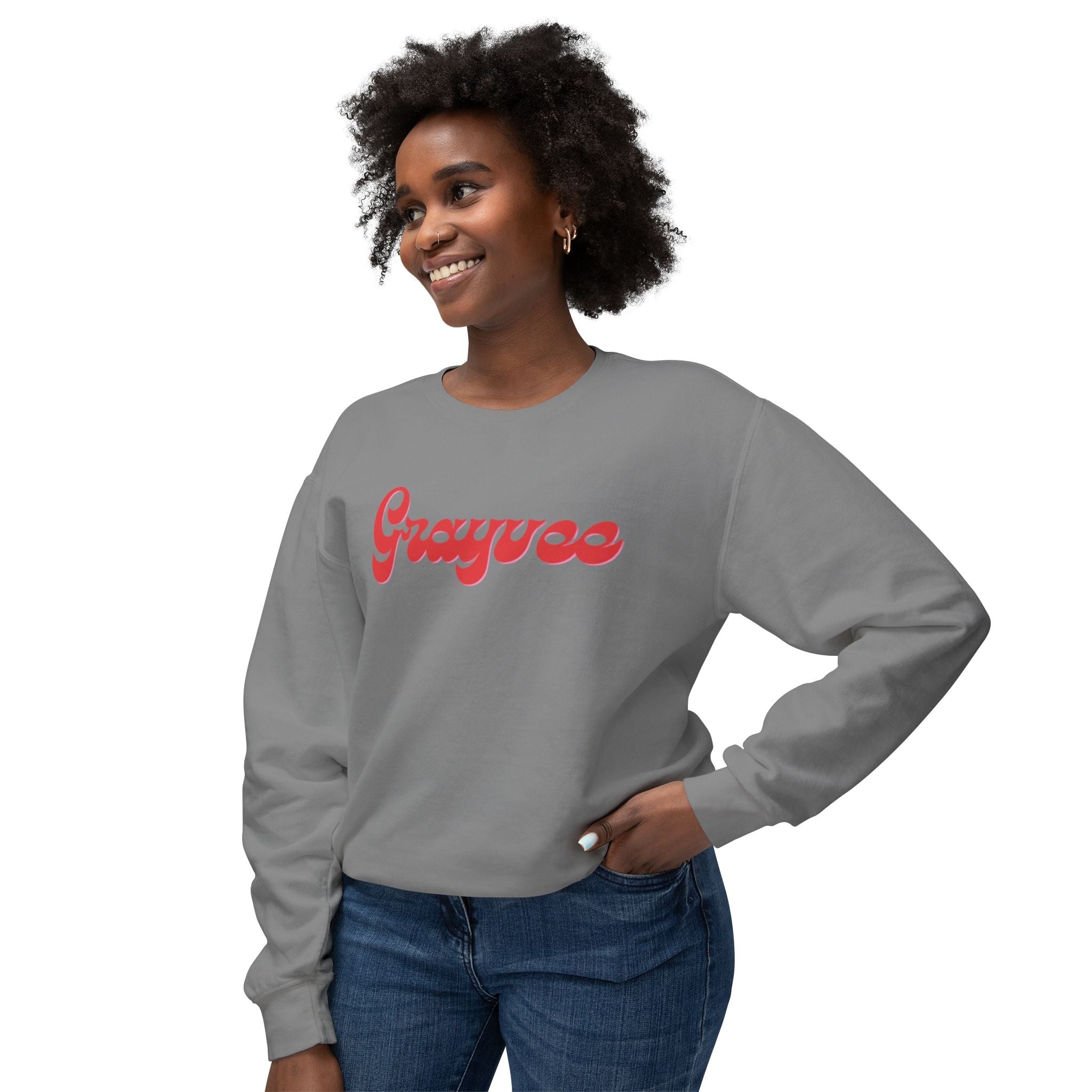 Unisex Lightweight Crewneck Sweatshirt "Grayvee"