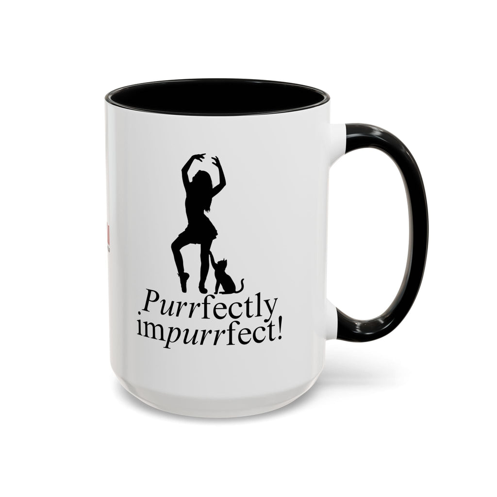 Purrfectly Impurrfect Accent Coffee Mug (11, 15oz)