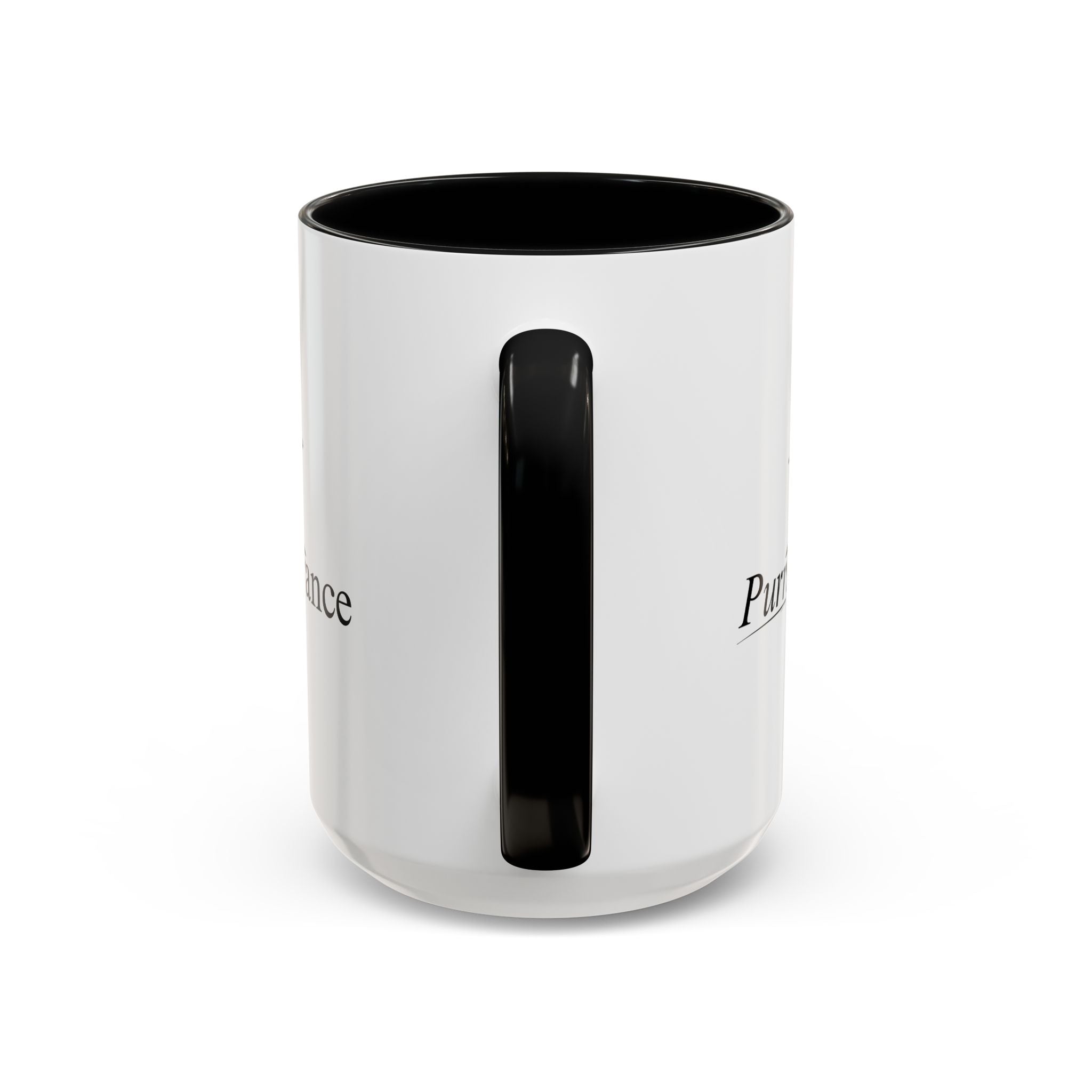 Purrseverance Accent Coffee Mug (11, 15oz)