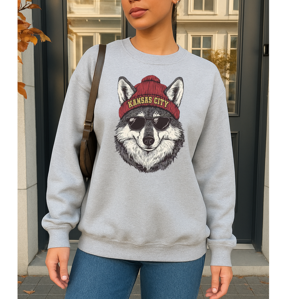 Kansas City Team Mascot Sweatshirt 5338gsweat