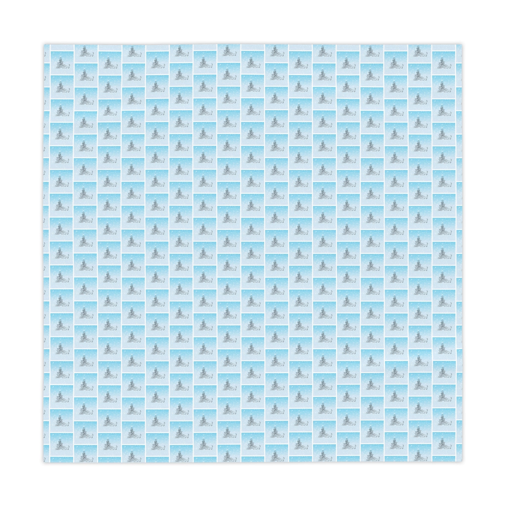 Abstract Kitty Christmas Tablecloth
