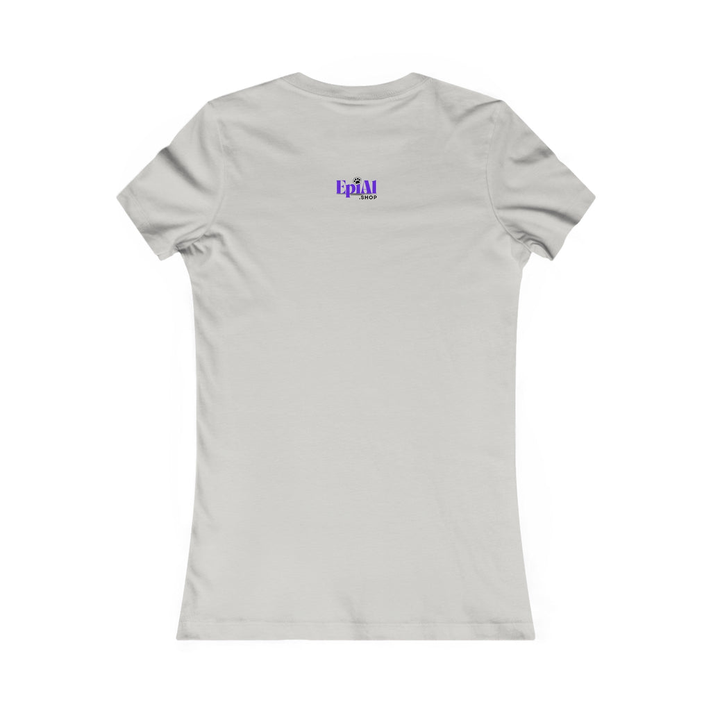 Mama Cat Mama Women’s Slim Fit Tee – Cat Mom Word Design Shirt