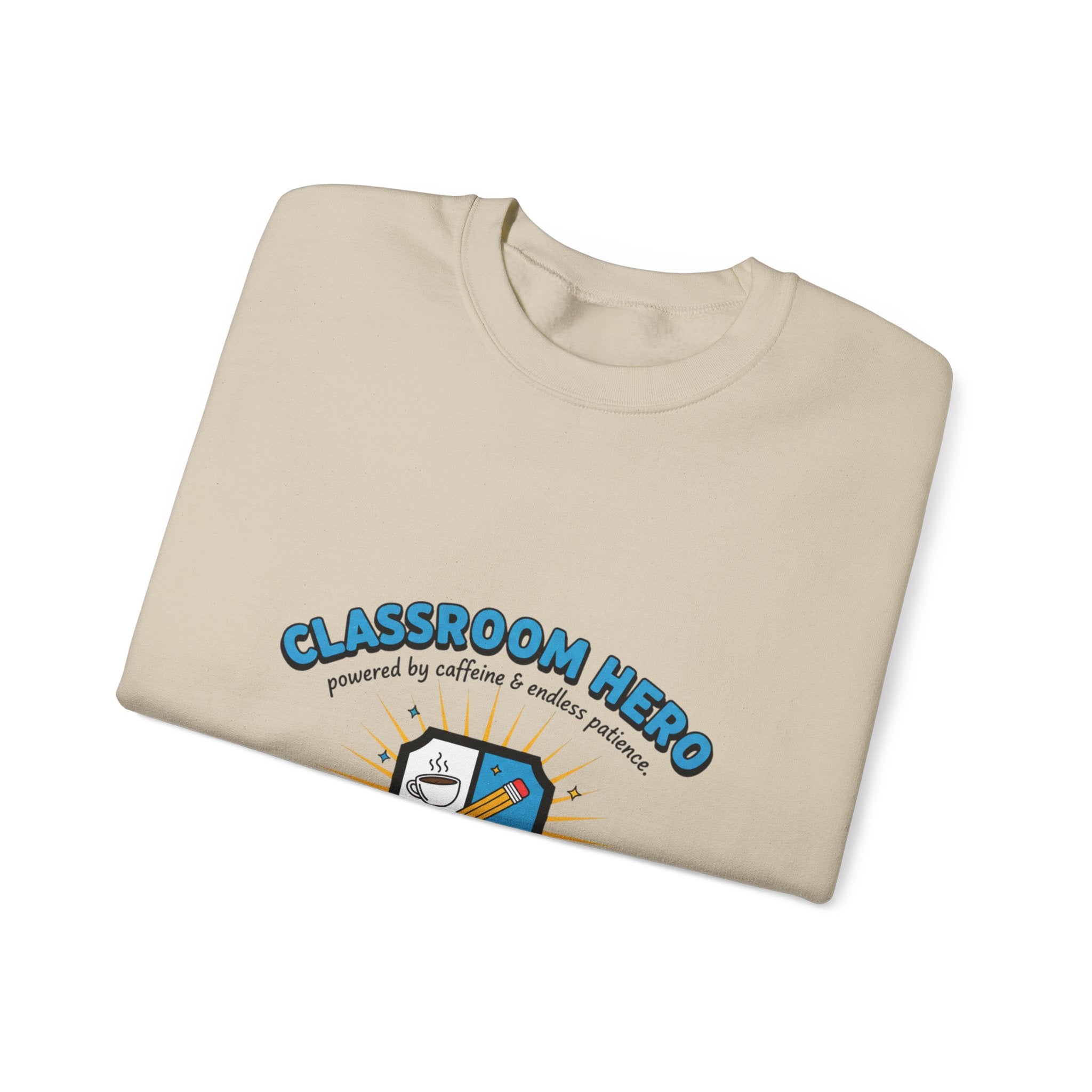 Classroom Hero Crewneck Sweatshirt | Teacher Appreciation, Teacher Life