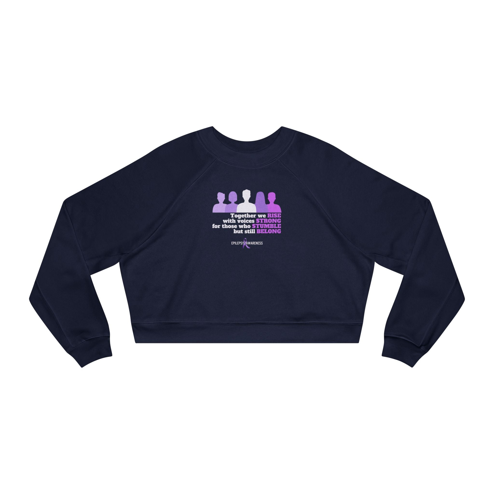 Together We Stand Women's Cropped Fleece Pullover