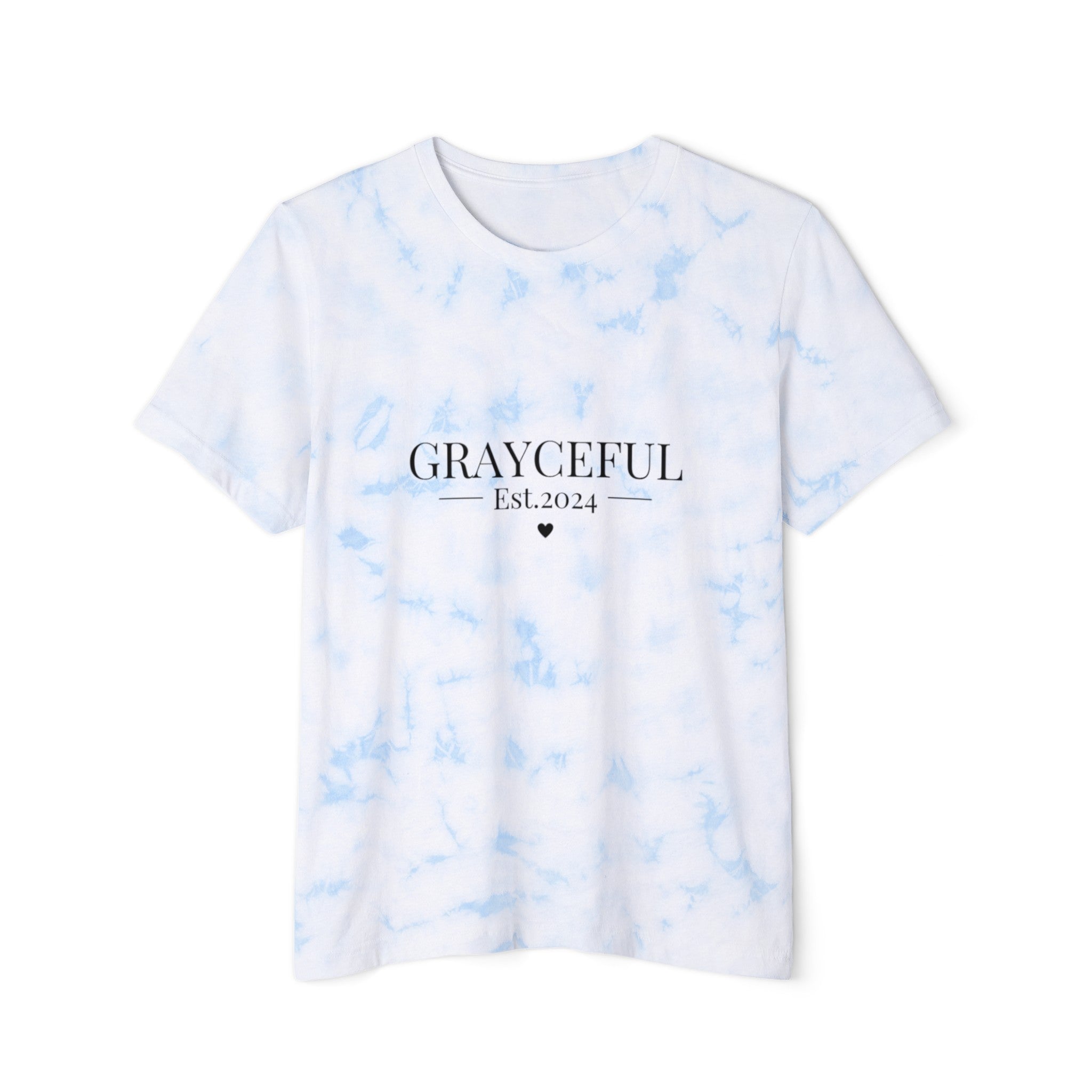 Unisex FWD Fashion Tie-Dyed T-Shirt Grayceful EST 2024