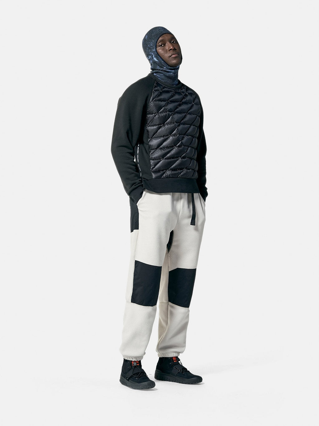 Hybrid Down Crew - Black