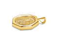 Fancy Solid White/Yellow/Rose Gold Handmade Coin Pendant , 1/2oz Coin ,