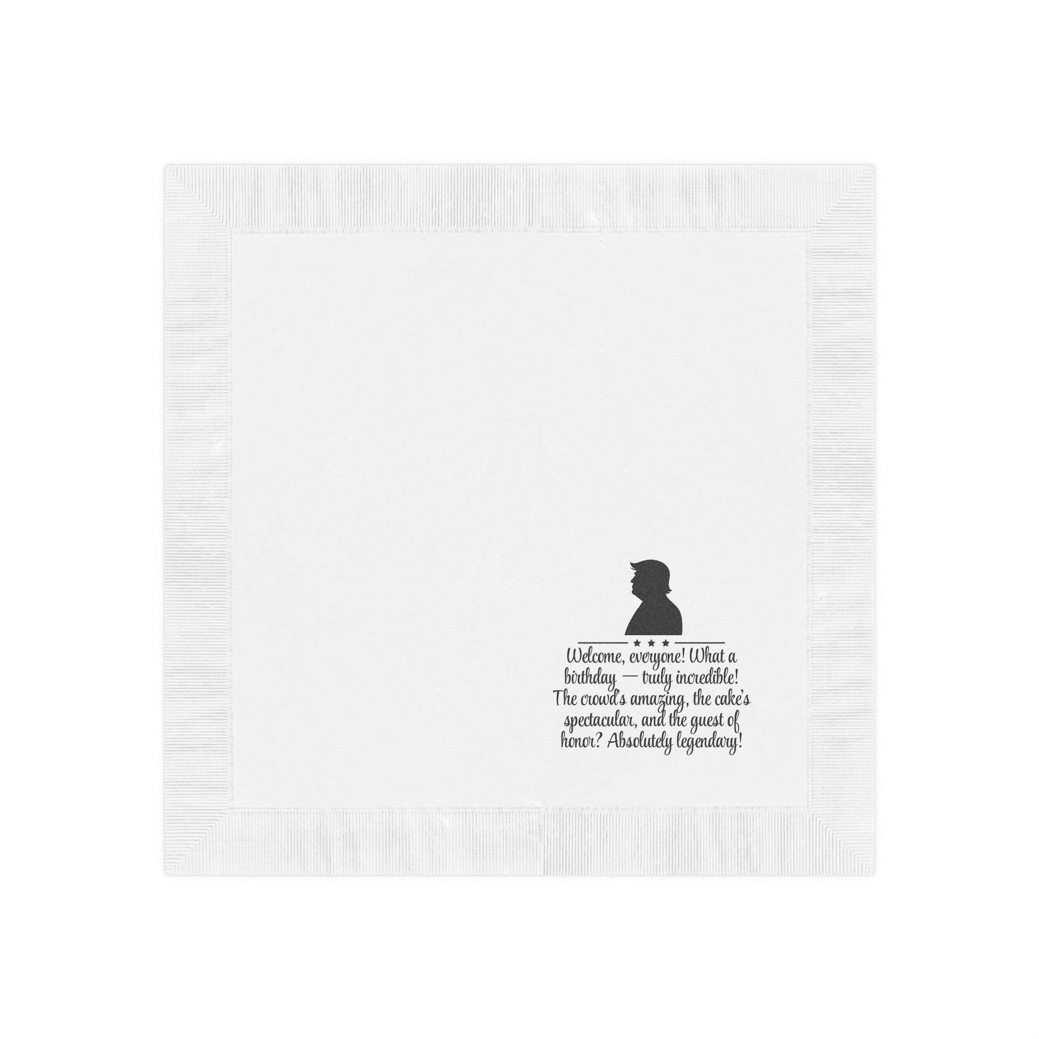 Legendary Birthday Bash Party Napkins – Parody Décor