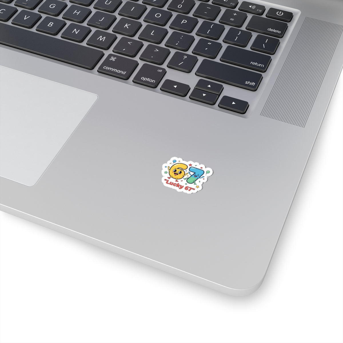 Lucky 67 Sticker | absurdist humor, random number meme