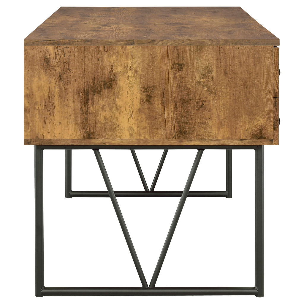 Sonoma Rustic Nutmeg 4-Drawer Writing Desk