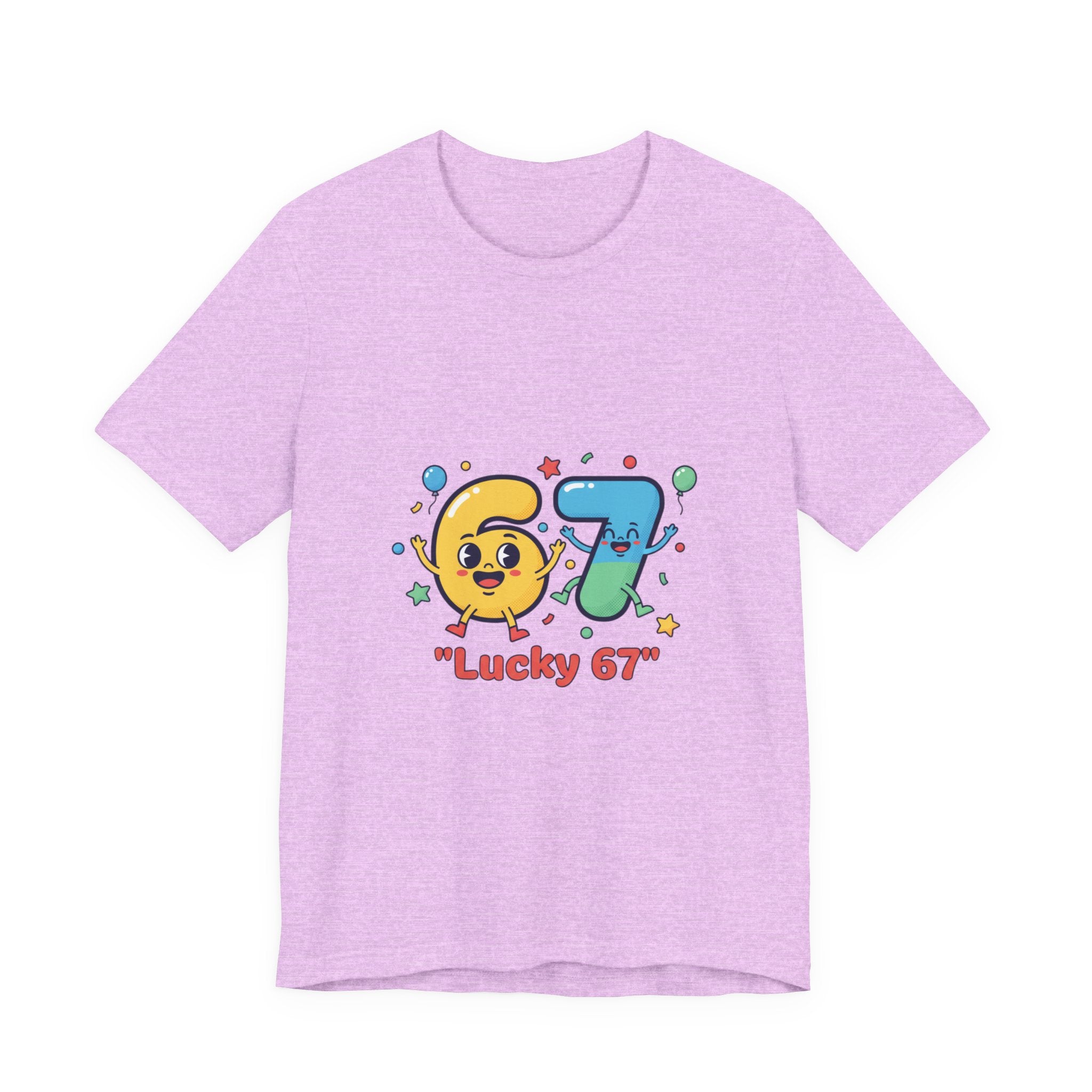 67 Shirt Tee | random number meme, absurdist humor, minimalist type