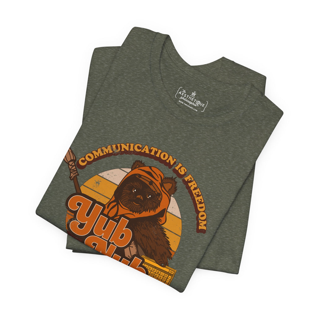 Communication is Freedom - Yub Nub - AAC - Unisex Jersey Short Sleeve Tee