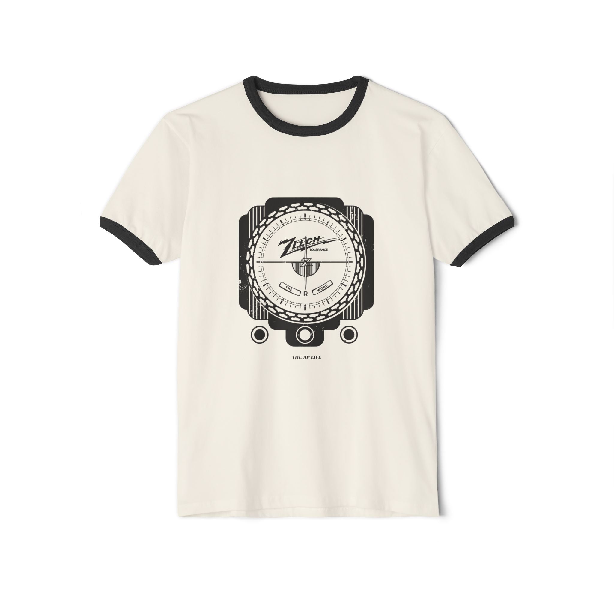Zilch Tolerance for the R Word - Adult Unisex Cotton Ringer T-Shirt