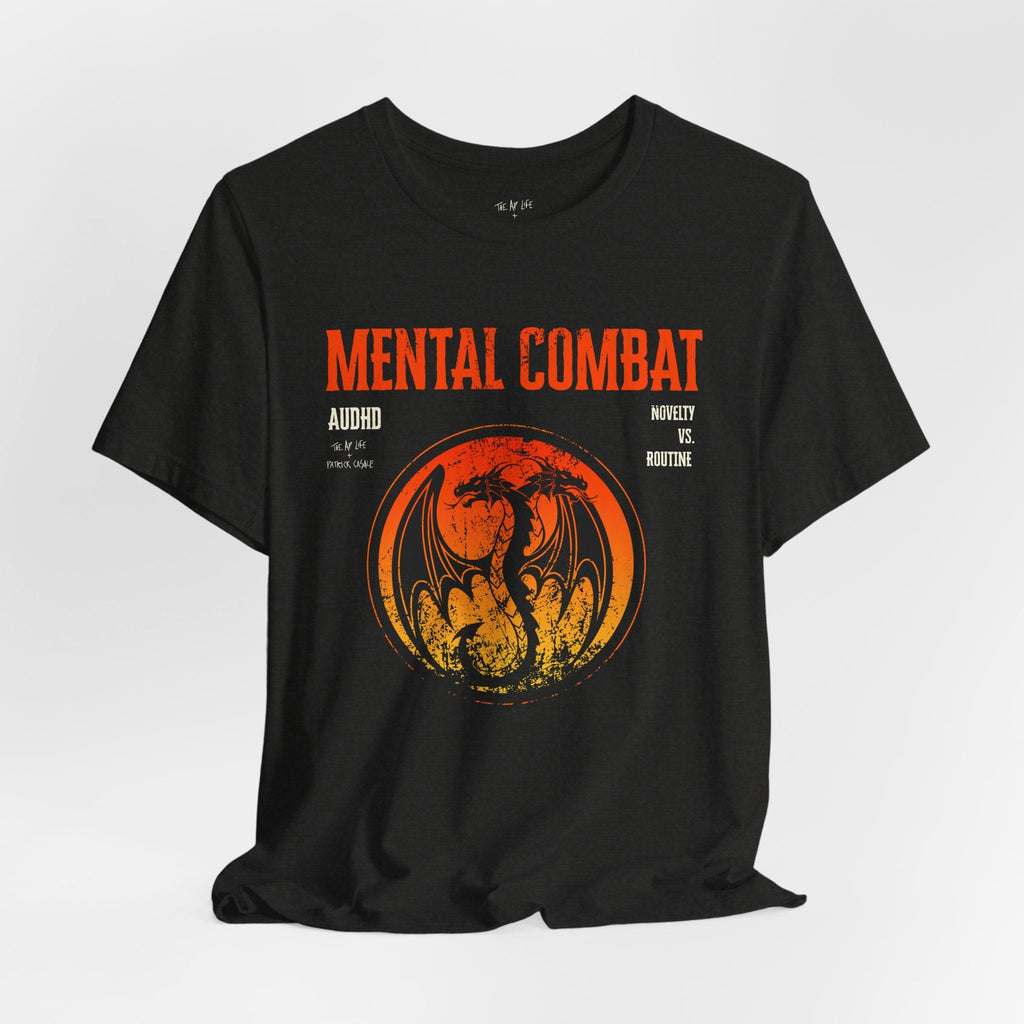 Mental Combat AuDHD Burnout - Adult Unisex Jersey Tee