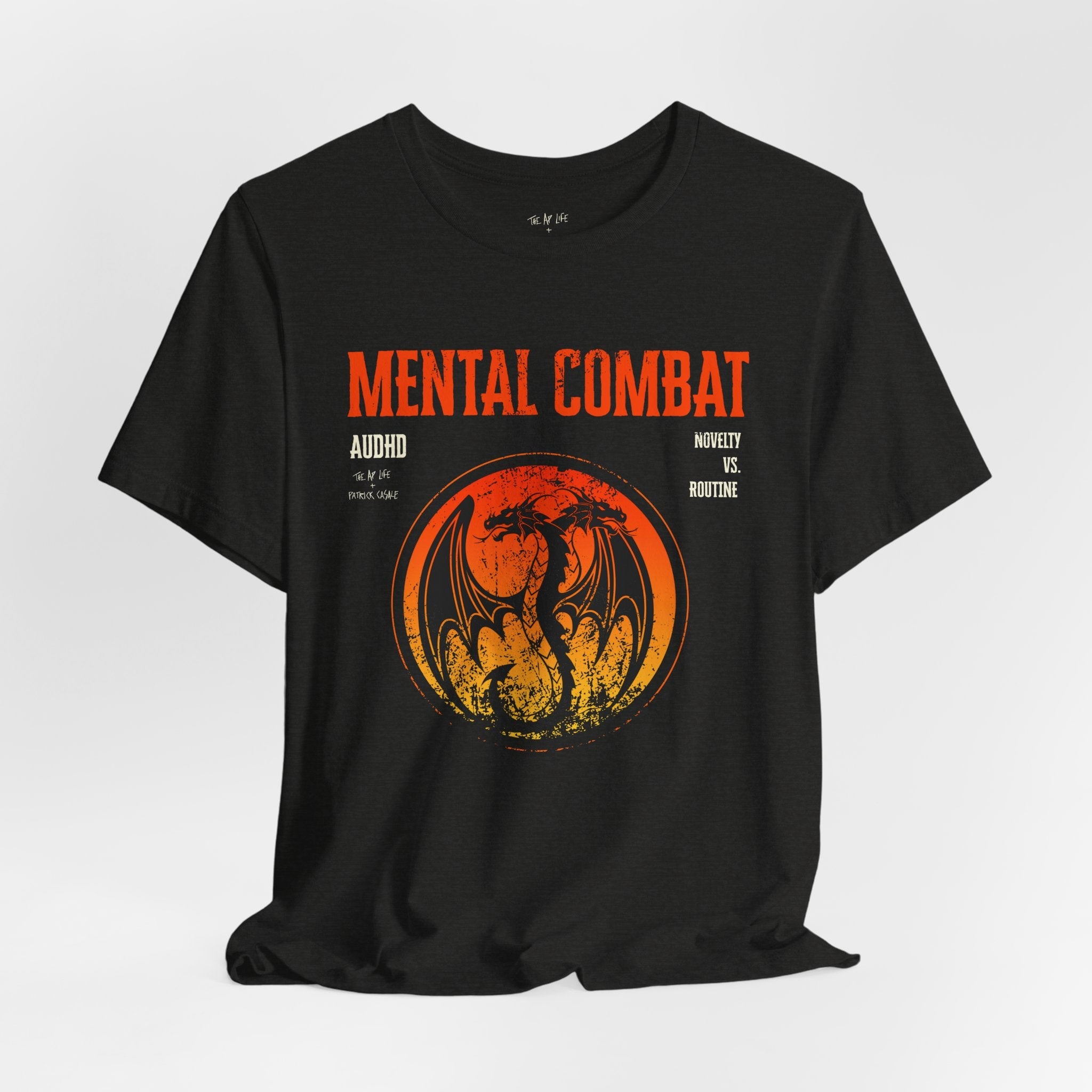 Mental Combat AuDHD Burnout - Adult Unisex Jersey Tee
